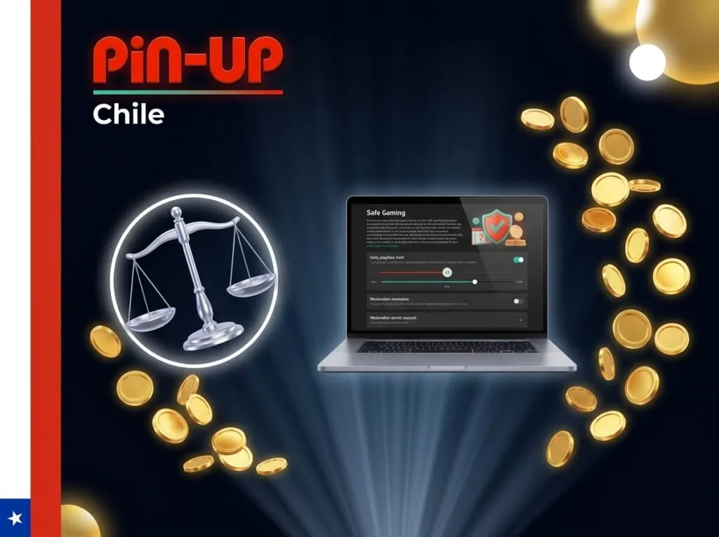 Configura límites y funciones de protección para jugar responsablemente en Pin-Up Chile.