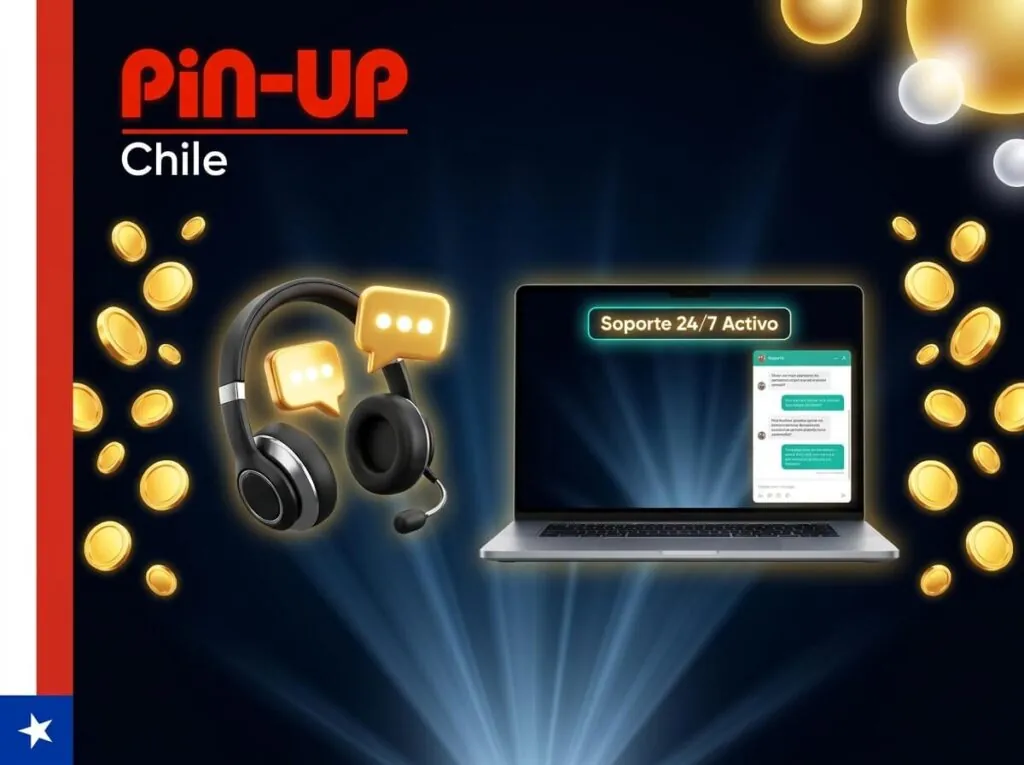 Contacta con el servicio de atención al cliente de Pin-Up Chile las 24 horas.